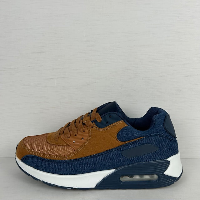 Air sneakers camel jeans (Verkrijgbaar van maat 40 t/m maat 45)