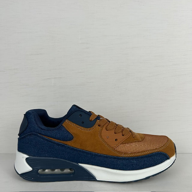 Air sneakers camel jeans (Verkrijgbaar van maat 40 t/m maat 45)