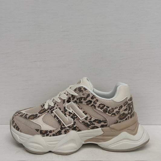 Sportieve sneakers met stoere zool panter