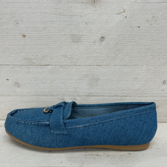 Fraai afgewerkte espadrilles blauw