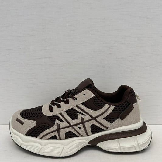 Geweldige sneakers met sportieve look khaki