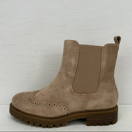 Geweldige boots met leuke afwerking khaki