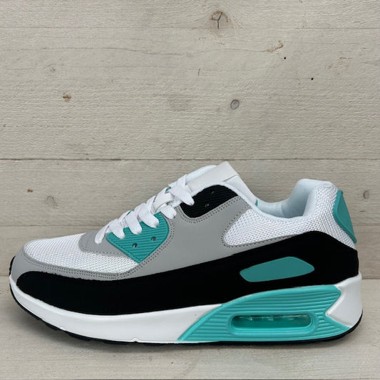 Air sneakers blauw grijs zwart