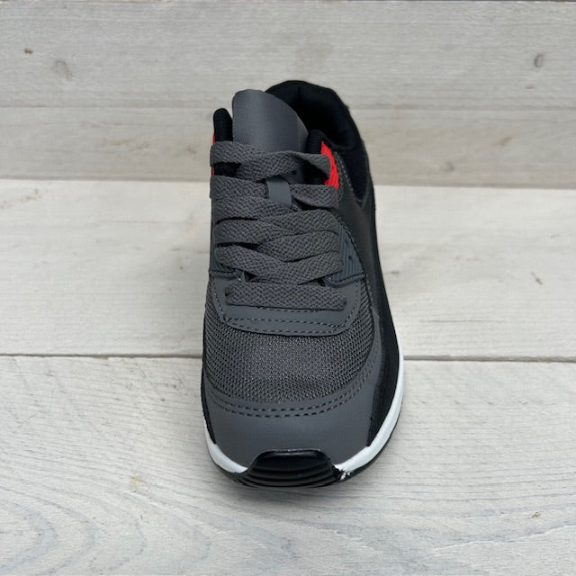 kids gave air sneakers grijs zwart