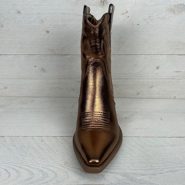 Cowboylaarsje metallic rose gold