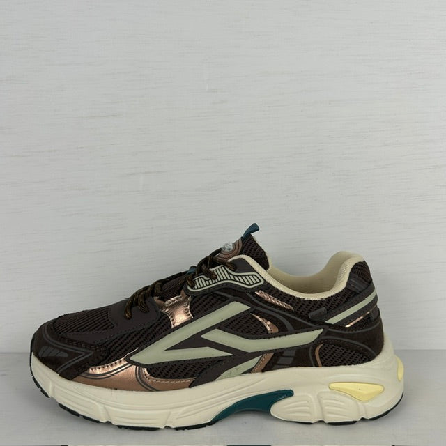 Posh by Poelman trendy sneakers dark brown