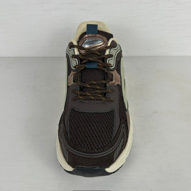 Posh by Poelman trendy sneakers dark brown