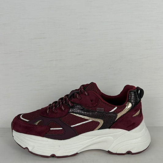 Posh by Poelman sneakers bordeaux with combination