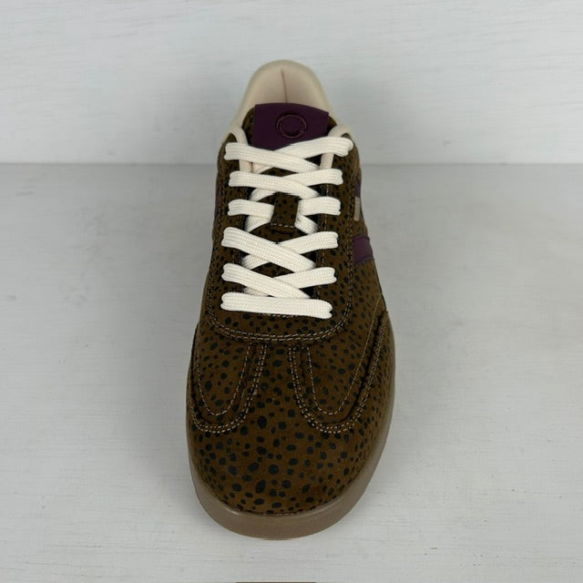 Posh by Poelman retro sneakers bruin panter