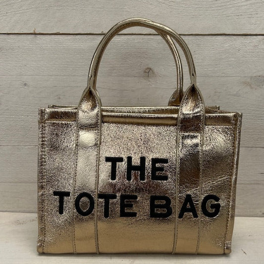 The tote bag klein goud