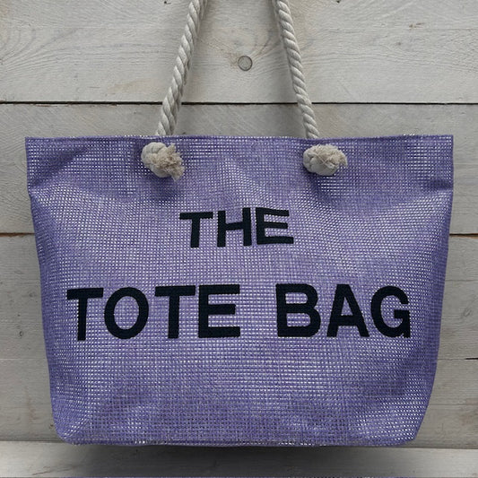 The tote bag strandtas paars