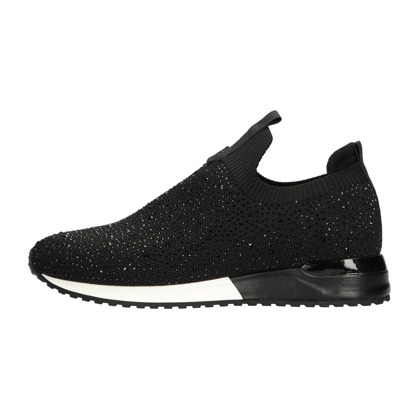 Lastrada sneakers Black knitted + Stones 2203583