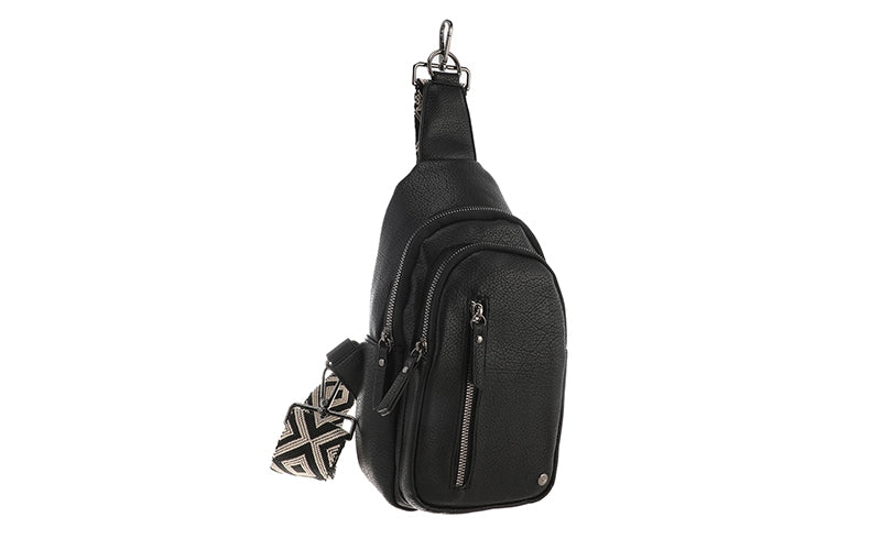 Black crossbody / rugtasje Mattie