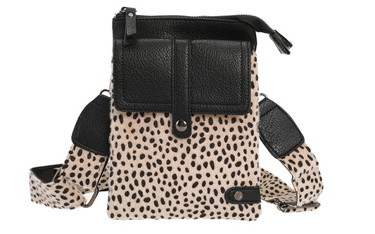 Black dot telefoon- en schoudertasje Tyler