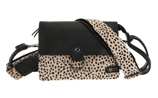 Black dot Weston schoudertasje