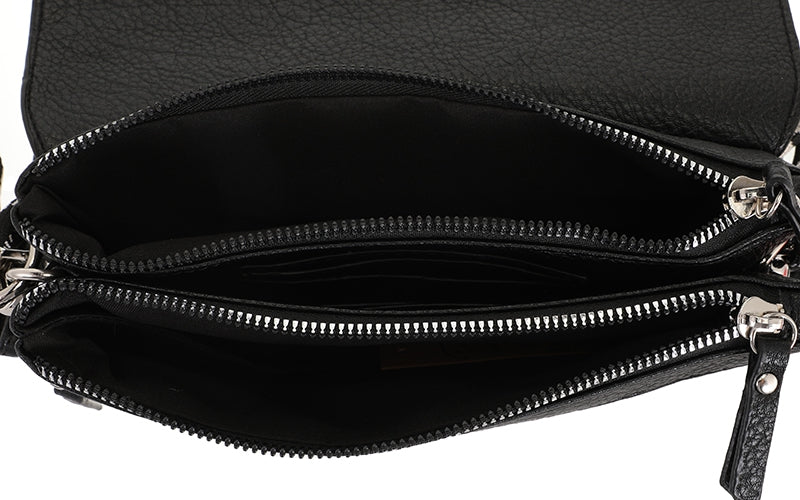 Black crossbody / schoudertasje Stanfield