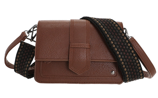 Dark camel Rione schoudertasje