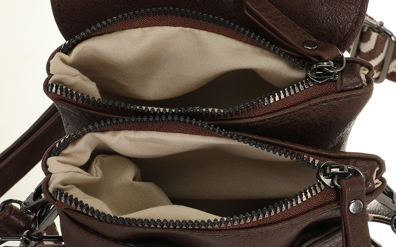 Browny telefoon- en schoudertasje Hartford