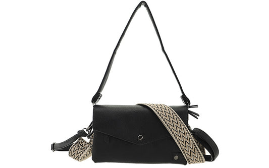 Black crossbody / schoudertasje Rochdale
