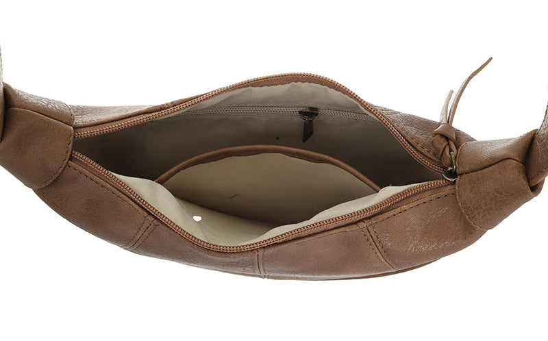 Camel crossbody tas Kyoto