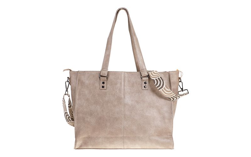 Champagne shopper/schooltas Veghel