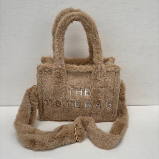 Teddy Tote Bag Apricot klein