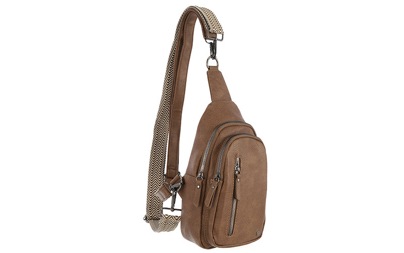 Camel crossbodytas Mattie