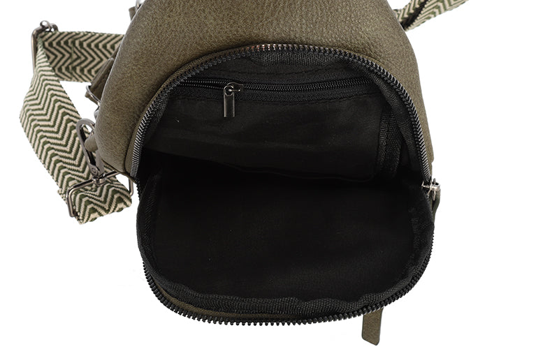 Dark Green Crossbodytas Mattie