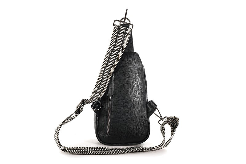 Black crossbody / rugtasje Mattie