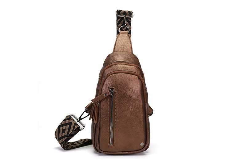 Bronze crossbody / rugtasje Mattie