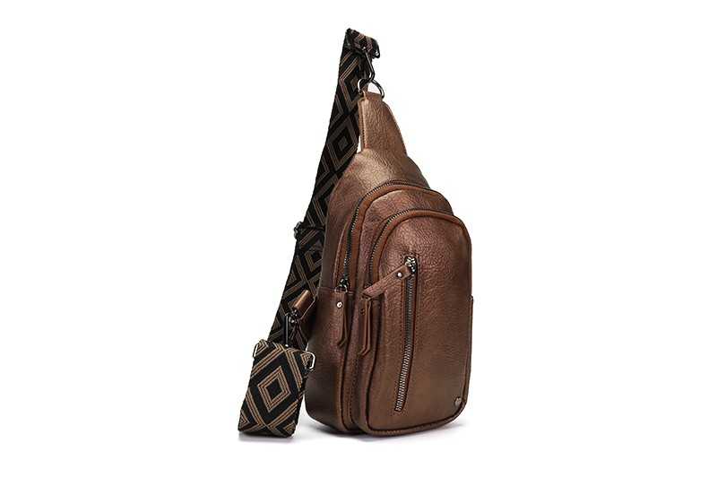 Bronze crossbody / rugtasje Mattie