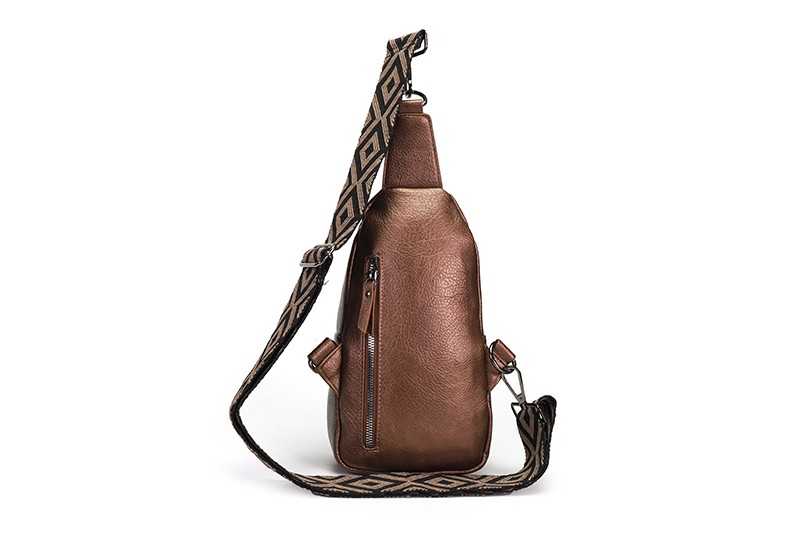 Bronze crossbody / rugtasje Mattie