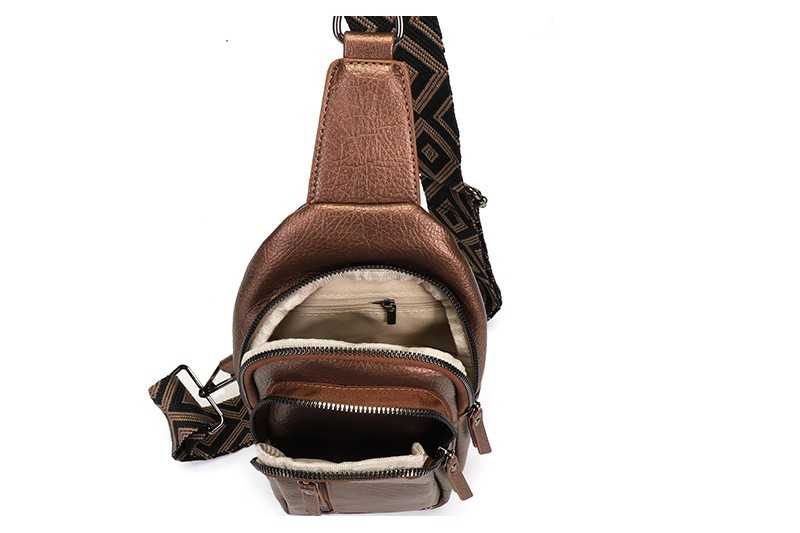 Bronze crossbody / rugtasje Mattie