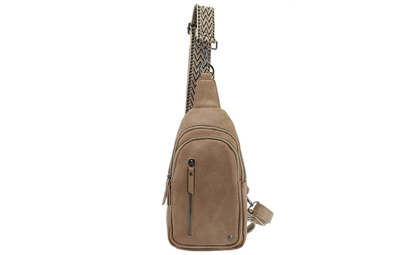 Camel crossbodytas Mattie