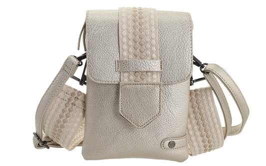 Champagne crossbody en telefoontasje Nancy / Metz