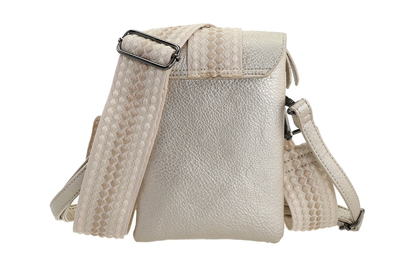 Champagne crossbody en telefoontasje Nancy / Metz
