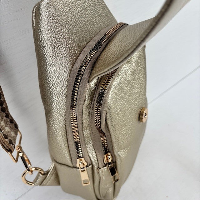 Crossbody goud