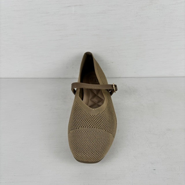 Ballerina met bandje khaki