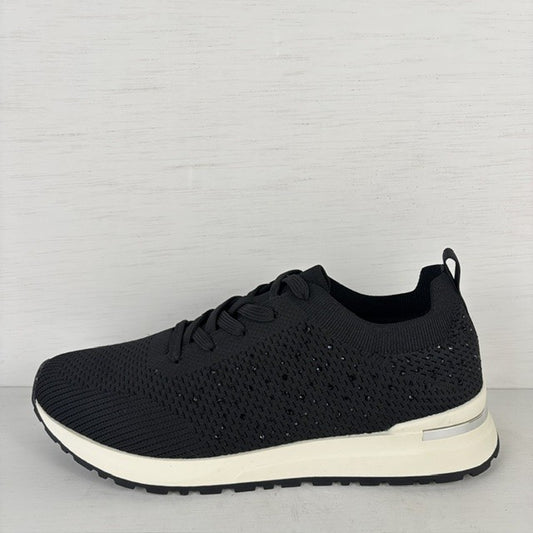 GS sneakers met glitter details zwart