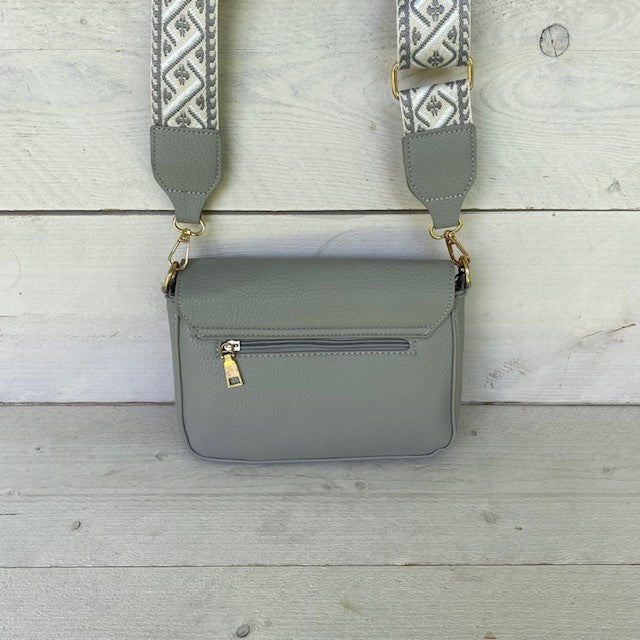 Crossbody / clutch grijs