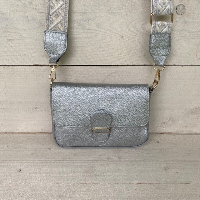 Crossbody / clutch zilver