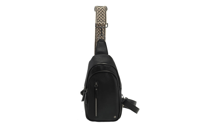 Black crossbody / rugtasje Mattie