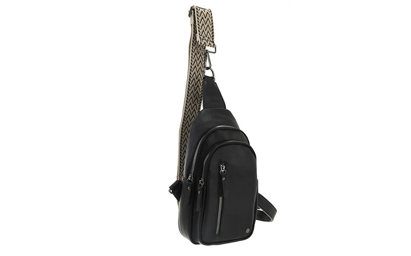 Black crossbody / rugtasje Mattie