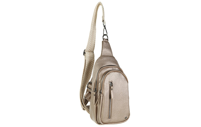 Bronze crossbody / rugtasje Mattie