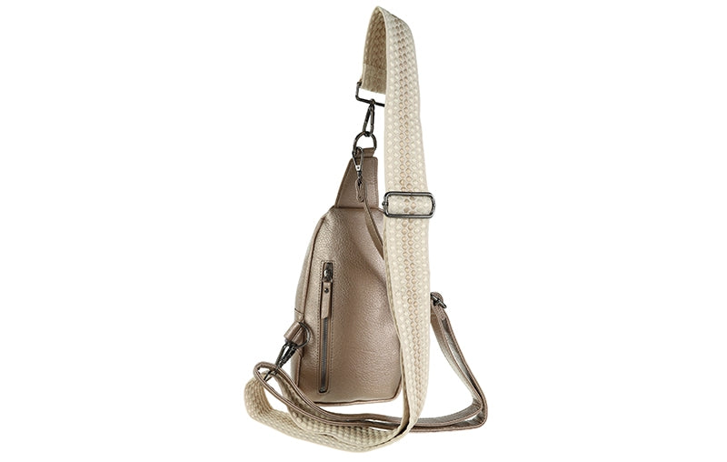 Bronze crossbody / rugtasje Mattie