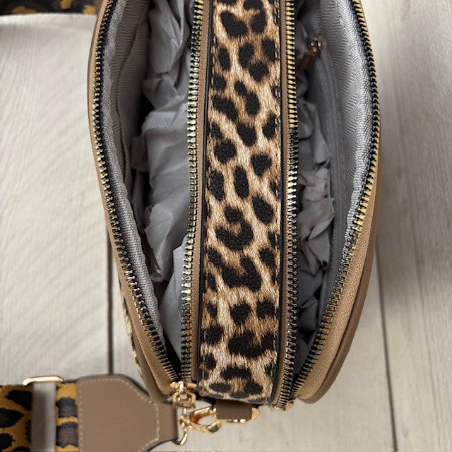 The Mini bag panter beige