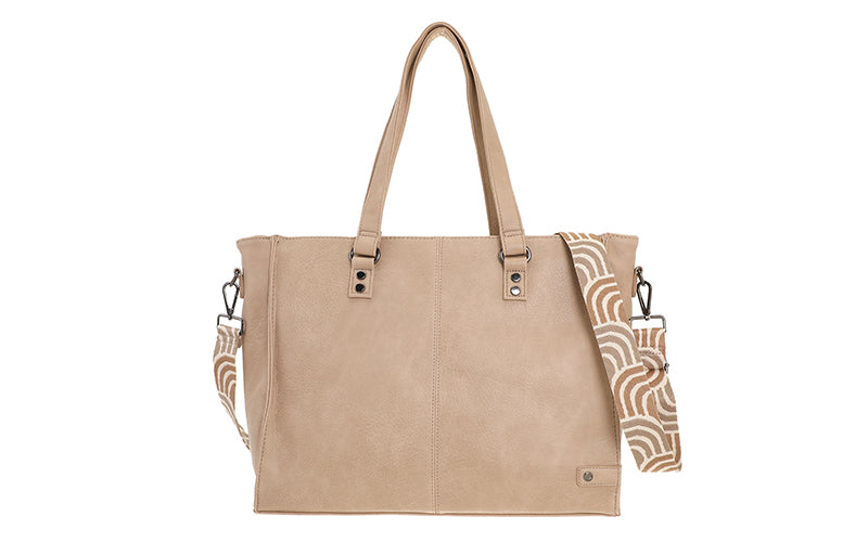 Khaki Shopper/Schooltas Veghel