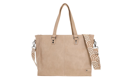 Khaki Shopper/Schooltas Veghel
