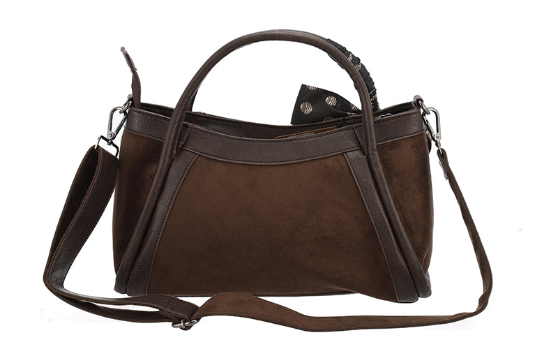 Browny Schoudertas Tivoli Faux Suede
