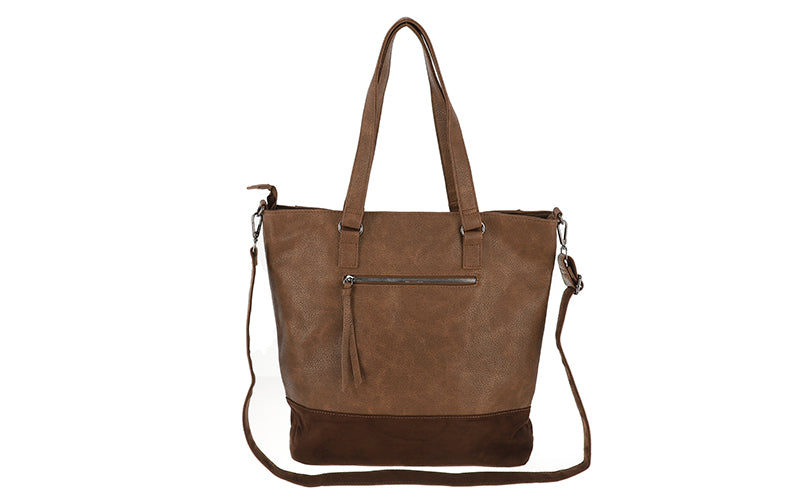 Camel Schoudertas / Shopper Clever